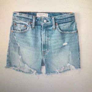 High Rise 4 Inch Mom Shorts